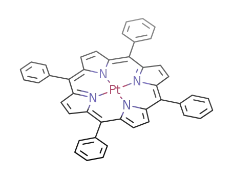 Molecular Structure of 14187-14-5 (meso-Tetraphenylporphyrin-Pt(II))