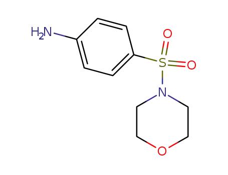 Molecular Structure of 21626-70-0 (4-(MORPHOLINE-4-SULFONYL)-PHENYLAMINE)