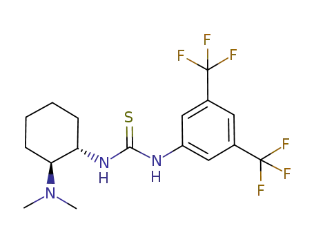 Molecular Structure of 620960-26-1 (1-[3,5-Bis(trifluoromethyl)phenyl]-3-[(1R,2R)-(-)-2-(dimethylamino)cyclohexyl]thiourea(R,R-TUC))