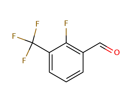 Molecular Structure of 112641-20-0 (2-FLUORO-3-(TRIFLUOROMETHYL)BENZALDEHYDE)