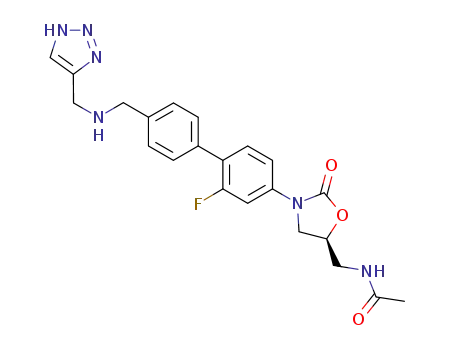 Molecular Structure of 869884-78-6 (Radezolid)