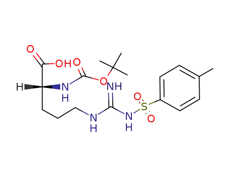 Molecular Structure of 61315-61-5 (BOC-D-Arg(Tos)-OH)