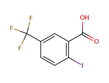 Molecular Structure of 702641-04-1 (2-Iodo-5-(trifluoromethyl)benzoic acid)