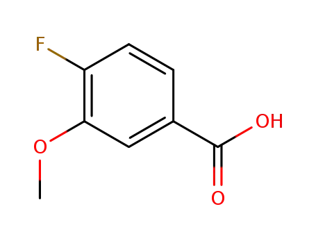 Molecular Structure of 82846-18-2 (4-FLUORO-3-METHOXYBENZOIC ACID)