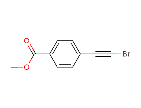 Molecular Structure of 225928-10-9 (methyl 4-(2-bromoethynyl)benzoate)