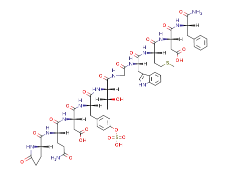Molecular Structure of 17650-98-5 (Caerulein)