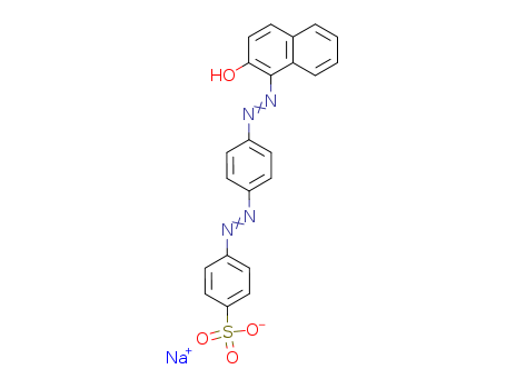 Benzenesulfonic acid,4-[2-[4-[2-(2-hydroxy-1-naphthalenyl)diazenyl]phenyl]diazenyl]-, sodium salt(1:1)(6406-56-0)