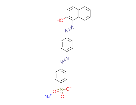 Sodium 4-(4-(2-hydroxynaphthalenylazo)phenylazo)benzenesulphonate