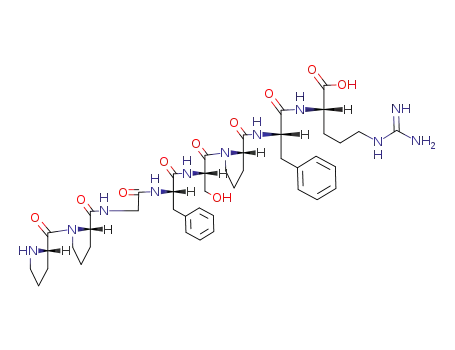 Molecular Structure of 16875-11-9 (PRO-PRO-GLY-PHE-SER-PRO-PHE-ARG)