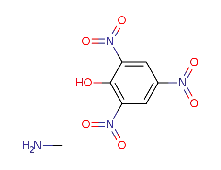 Molecular Structure of 6032-31-1 (Methanamine, compd. with 2,4,6-trinitrophenol (1:1))