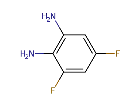 Molecular Structure of 2369-29-1 (1,2-Diamino-3,5-difluorobenzene)