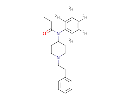 Molecular Structure of 118357-29-2 (FENTANYL-D5)