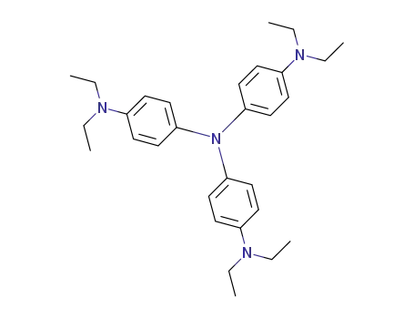 Molecular Structure of 47743-70-4 (TRIS(4-(DIETHYLAMINO)PHENYL)AMINE  99)