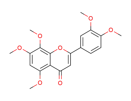 Molecular Structure of 17290-70-9 (6-Demethoxylnobiletin)