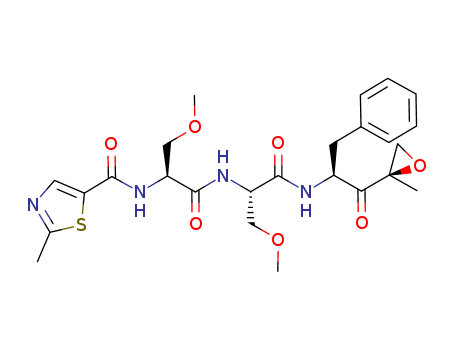 Oprozomib(ONX0912);L-Serinamide,O-methyl-N-[(2-methyl-5-thiazolyl)carbonyl]-L-seryl-O-methyl-N-[(1S)-2-[(2R)-2-methyl-2-oxiranyl]-2-oxo-1-(phenylmethyl)ethyl]-