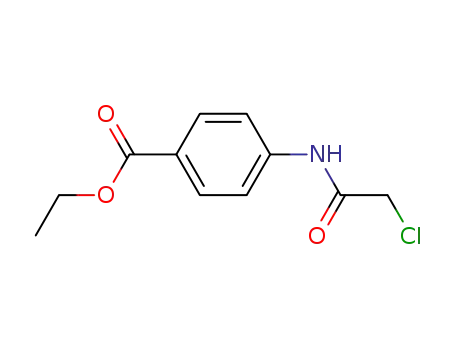 Molecular Structure of 26226-72-2 (ETHYL 4-(2-CHLOROACETAMIDO)BENZOATE)