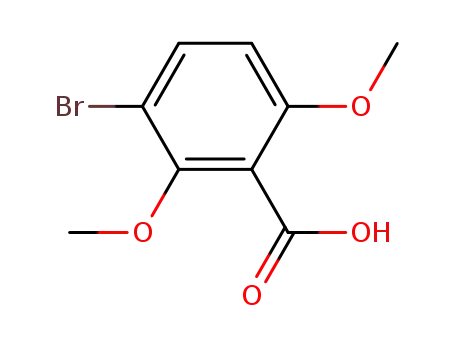 Molecular Structure of 73219-89-3 (3-BROMO-2,6-DIMETHOXYBENZOIC ACID)