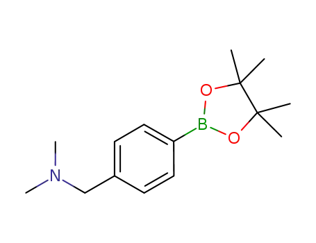 Molecular Structure of 878197-87-6 (4-((N,N-DIMETHYLAMINO)METHYL)PHENYLBORONIC ACID PINACOL ESTER HYDROCHLORIDE)