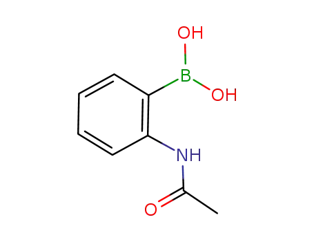 Molecular Structure of 169760-16-1 (2-Acetamidophenylboronic acid)