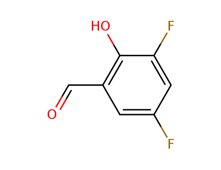 Molecular Structure of 63954-77-8 (3 5-DIFLUOROSALICYLALDEHYDE  97)