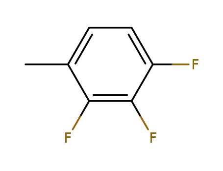 Molecular Structure of 193533-92-5 (2,3,4-Trifluorotoluene)