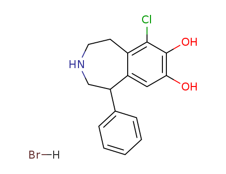6-CHLORO-2,3,4,5-TETRAHYDRO-1-PHENYL-1H-3-BENZAZEPINE-7,8-DIOL, HYDRO-BROMIDE