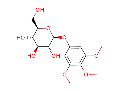 Molecular Structure of 41514-64-1 (3,4,5-TRIMETHOXYPHENYL B-D-GLUCOPYRANOSIDE)