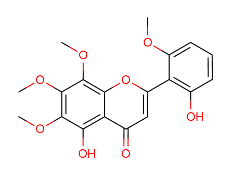 55084-08-7,NEOBAICALEIN,5,6'-Dihydroxy-6,7,8,2'-tetramethoxyflavone;Neobaicalein; Skullcapflavone II