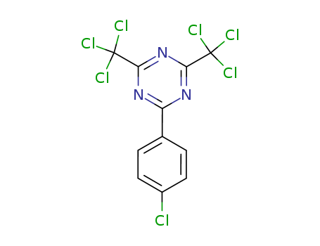 4,6-BIS(TRICHLOROMETHYL)-2-(4-CHLOROPHENYL)-1,3,5-TRIAZINE