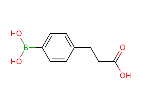 Molecular Structure of 166316-48-9 (4-(2-CARBOXYETHYL)BENZENEBORONIC ACID)