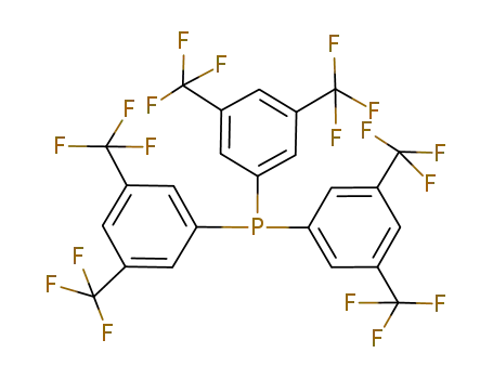 Molecular Structure of 175136-62-6 (TRIS[3,5-BIS(TRIFLUOROMETHYL)PHENYL]PHOSPHINE)