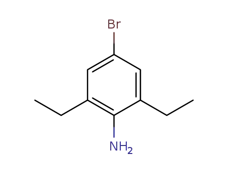 Molecular Structure of 56746-19-1 (4-BROMO-2,6-DIETHYLANILINE)