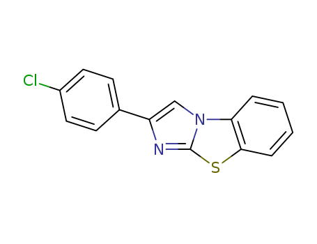 7025-32-3,2-(4-CHLOROPHENYL)IMIDAZO[2,1-B][1,3]BENZOTHIAZOLE,2-(4-chlorophenyl)benzo[d]imidazo[2,1-b][1,3]thiazole