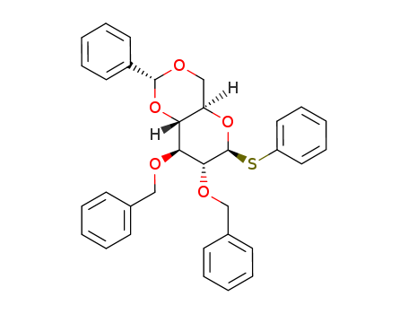 (2R,4aR,6S,7R,8S,8aR)-7,8-bis(Benzyloxy)-2-phenyl-6-(phenylthio)hexahydropyrano[3,2-d][1,3]dioxine