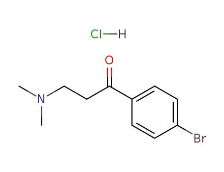 Molecular Structure of 881-83-4 (3-(Dimethylamino)-4'-bromopropiophenone Hydrochloride)
