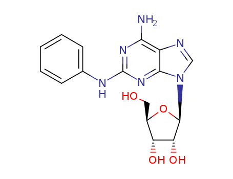 (2R,3R,4S,5R)-2-(6-Amino-2-(phenylamino)-9H-purin-9-yl)-5-(hydroxymethyl)tetrahydrofuran-3,4-diol