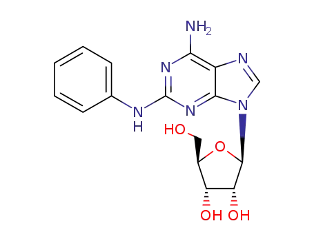 Molecular Structure of 53296-10-9 (2-PHENYLAMINOADENOSINE)