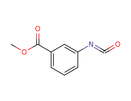 Molecular Structure of 41221-47-0 (METHYL 3-ISOCYANATOBENZOATE)