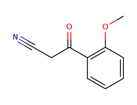 Molecular Structure of 35276-83-6 (2-METHOXYBENZOYLACETONITRILE)