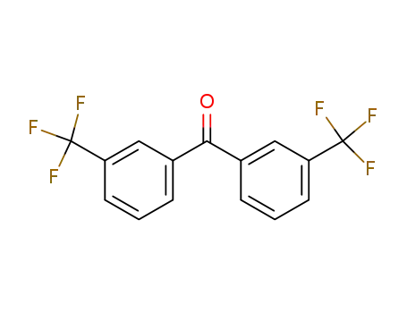 Molecular Structure of 1868-00-4 (3,3'-BIS(TRIFLUOROMETHYL)BENZOPHENONE)