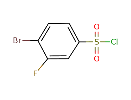 Molecular Structure of 351003-51-5 (4-Bromo-3-fluorobenzenesulfonyl chloride)