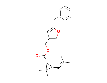 Cyclopropanecarboxylicacid, 2,2-dimethyl-3-(2-methyl-1-propen-1-yl)-,[5-(phenylmethyl)-3-furanyl]methyl ester, (1R,3R)-(28434-01-7)