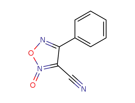 Molecular Structure of 125520-62-9 (4-Phenyl-3-furoxancarbonitrile)