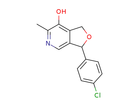 Molecular Structure of 89943-82-8 (Cicletanine)