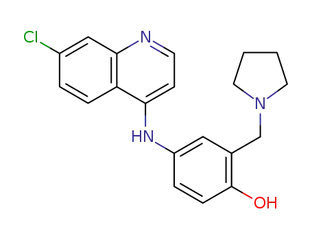 Molecular Structure of 550-81-2 (Amopyroquine)