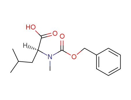Molecular Structure of 33099-08-0 (N-Cbz-N-methyl-L-leucine)
