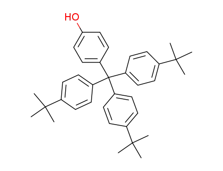 Molecular Structure of 143998-20-3 (4-[tris-(4-tert-butylphenyl)methyl]phenol)