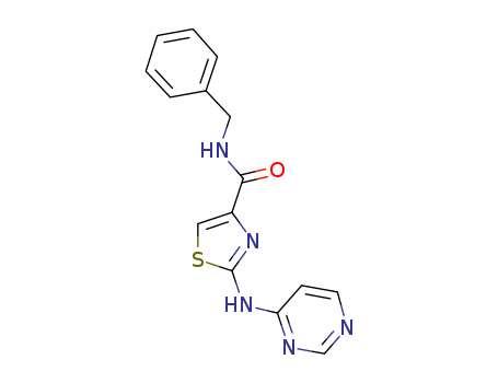 N-Benzyl-2-(pyrimidin-4-ylamino)thiazole-4-carboxamide