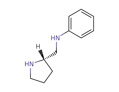 Molecular Structure of 64030-44-0 ((S)-(+)-2-(ANILINOMETHYL)PYRROLIDINE)