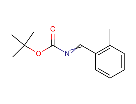 Molecular Structure of 479423-37-5 (Carbamic acid, [(2-methylphenyl)methylene]-, 1,1-dimethylethyl ester (9CI))